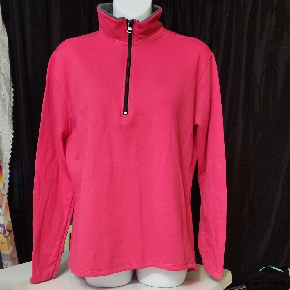 Hanes Vibrant Pink Pullover